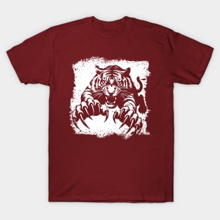 Tiger Attacking T-Shirt